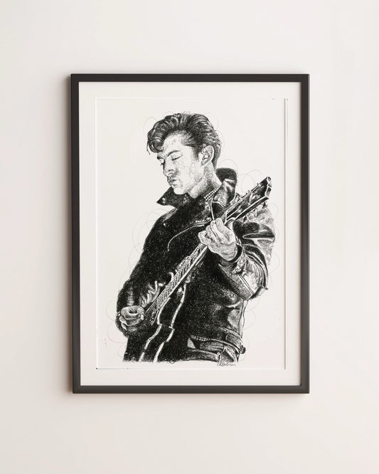 ALEX TURNER ART PRINT