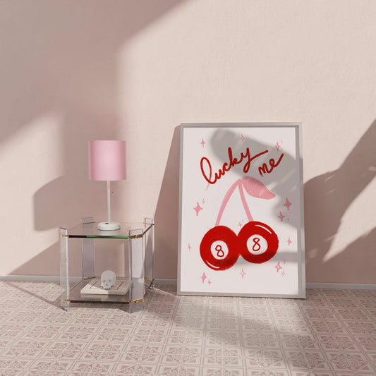 LUCKY ME ART PRINT